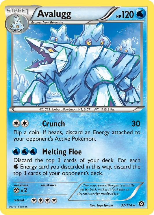 Image for Avalugg (37/114) (XY - Steam Siege) - Pokemon