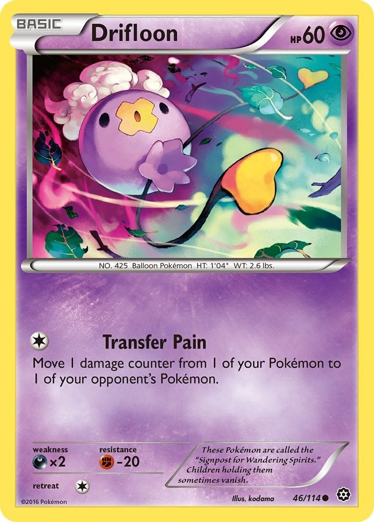 Image for Drifloon (46/114) (XY - Steam Siege) - Pokemon