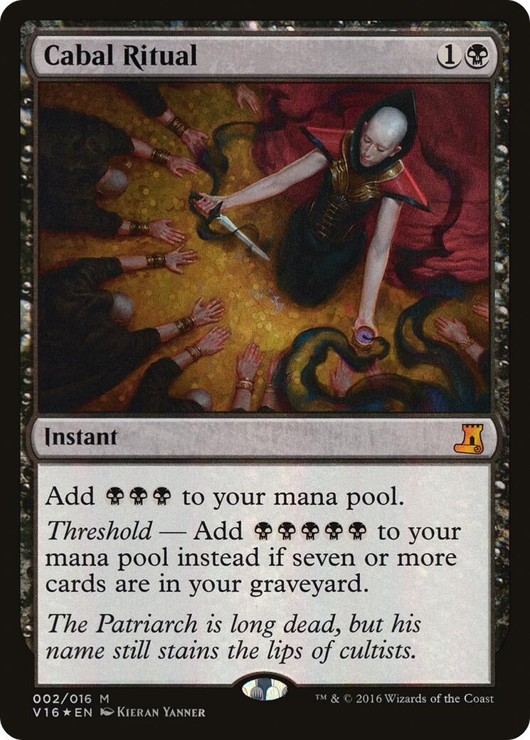 Image for Cabal Ritual (2) (From the Vault: Lore) - Magic: The Gathering