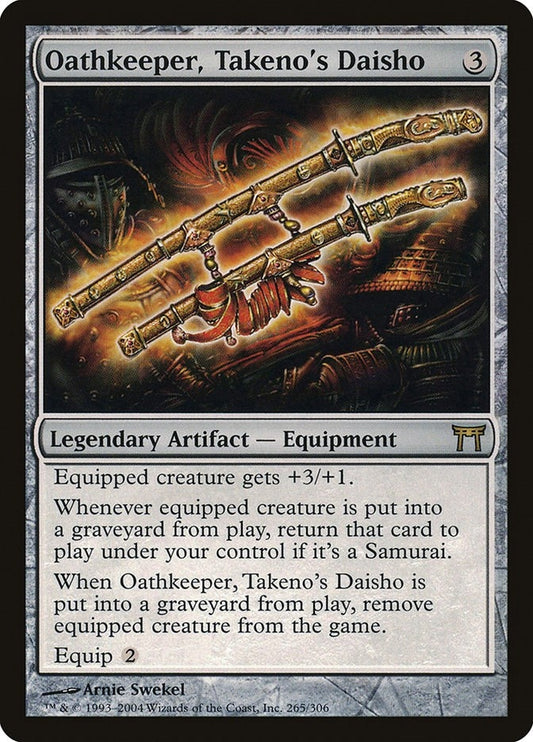 Image for Oathkeeper, Takeno's Daisho (265) (Champions of Kamigawa) - Magic: The Gathering