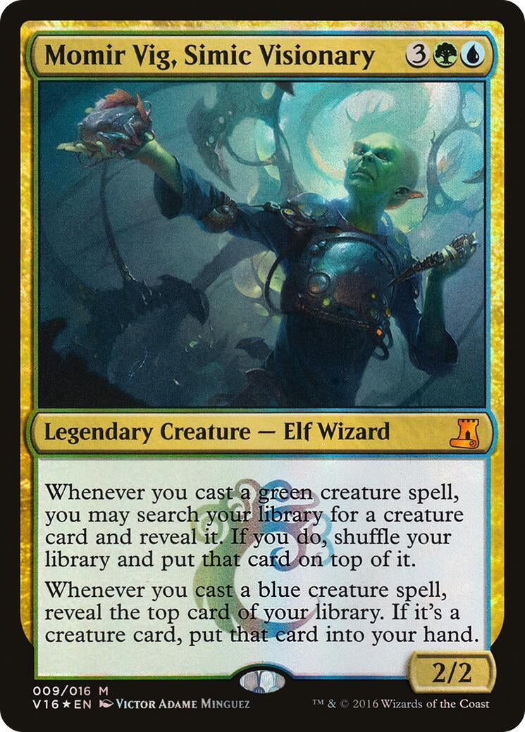 Image for Momir Vig, Simic Visionary (9) (From the Vault: Lore) - Magic: The Gathering