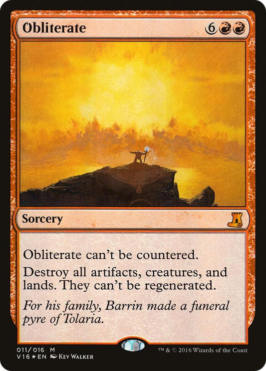Image for Obliterate (11) (From the Vault: Lore) - Magic: The Gathering