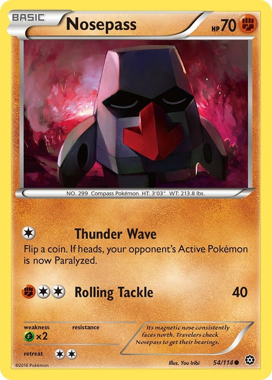 Image for Nosepass (54/114) (XY - Steam Siege) - Pokemon