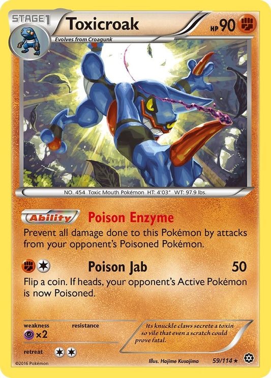 Image for Toxicroak (59/114) (XY - Steam Siege) - Pokemon