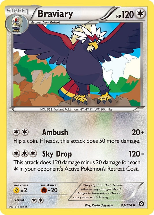 Image for Braviary (93/114) (XY - Steam Siege) - Pokemon