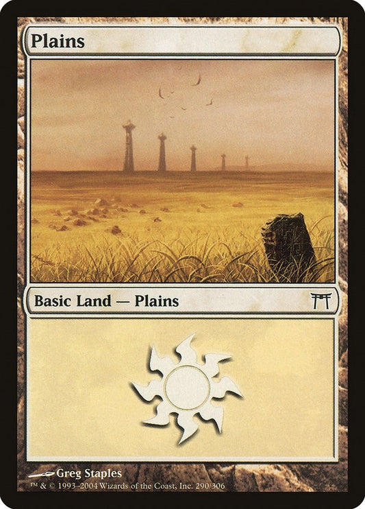 Image for Plains (290) (290) (Champions of Kamigawa) - Magic: The Gathering