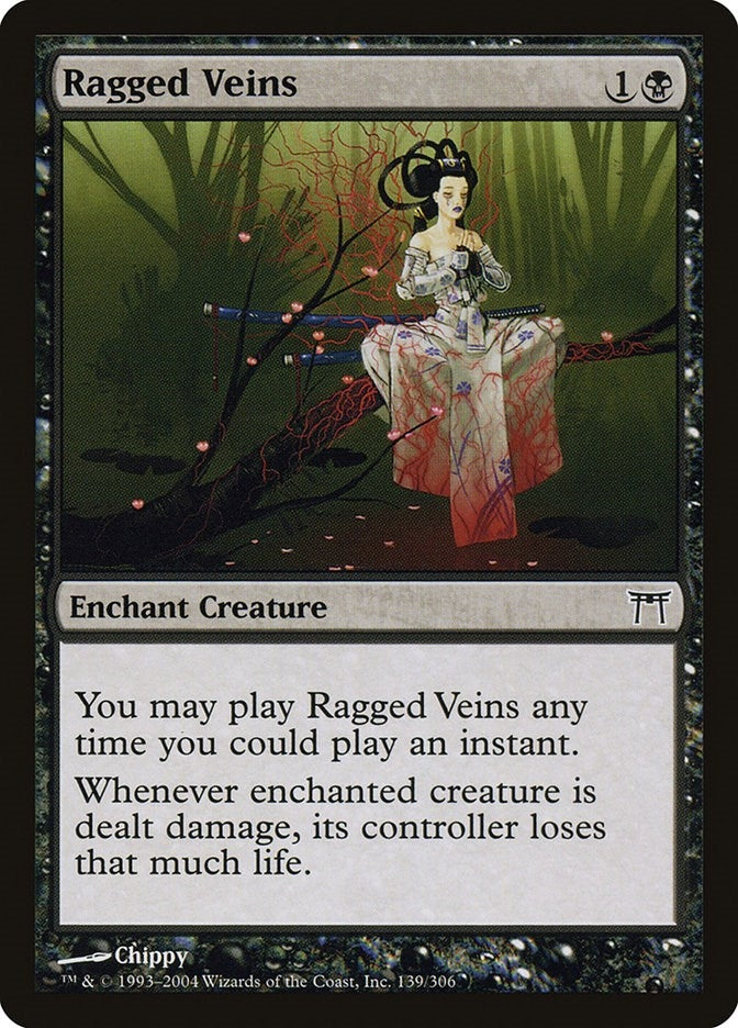 Image for Ragged Veins (139) (Champions of Kamigawa) - Magic: The Gathering