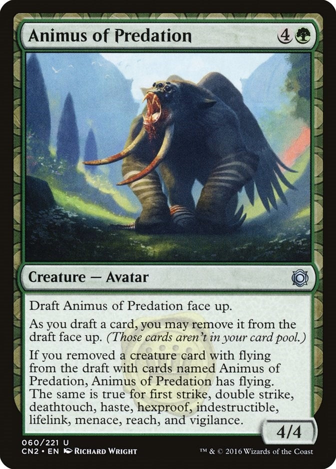 Image for Animus of Predation (60) (Conspiracy: Take the Crown) - Magic: The Gathering