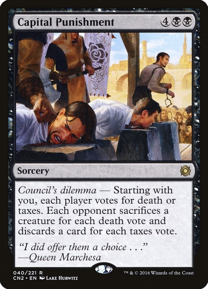 Image for Capital Punishment (40) (Conspiracy: Take the Crown) - Magic: The Gathering