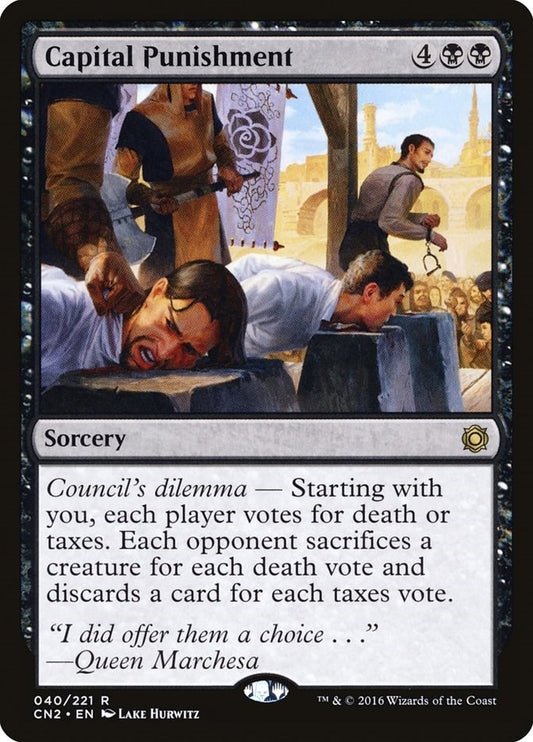 Image for Capital Punishment (40) (Conspiracy: Take the Crown) - Magic: The Gathering