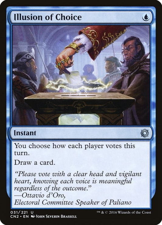 Image for Illusion of Choice (31) (Conspiracy: Take the Crown) - Magic: The Gathering