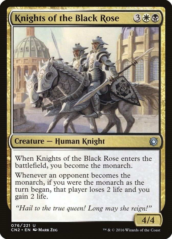 Image for Knights of the Black Rose (76) (Conspiracy: Take the Crown) - Magic: The Gathering