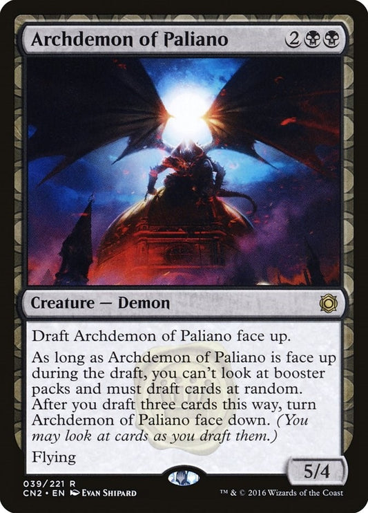 Image for Archdemon of Paliano (39) (Conspiracy: Take the Crown) - Magic: The Gathering