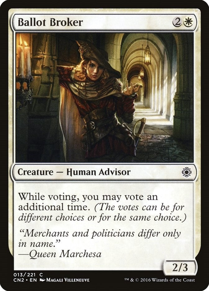Image for Ballot Broker (13) (Conspiracy: Take the Crown) - Magic: The Gathering