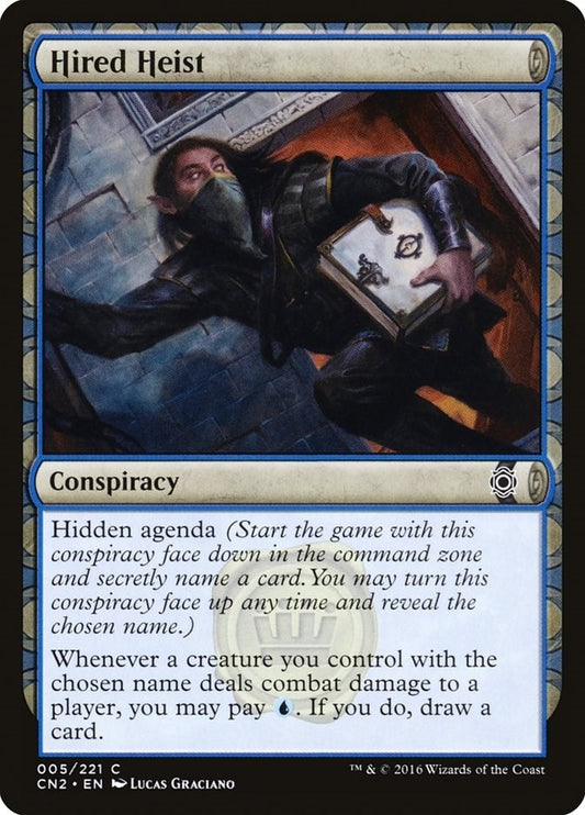 Image for Hired Heist (5) (Conspiracy: Take the Crown) - Magic: The Gathering