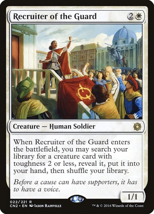 Image for Recruiter of the Guard (22) (Conspiracy: Take the Crown) - Magic: The Gathering