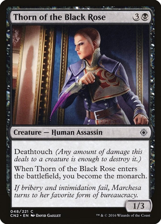 Image for Thorn of the Black Rose (48) (Conspiracy: Take the Crown) - Magic: The Gathering