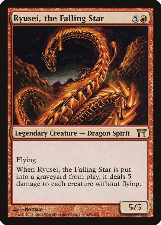 Image for Ryusei, the Falling Star (185) (Champions of Kamigawa) - Magic: The Gathering
