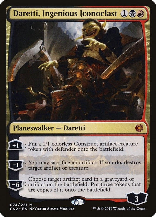 Image for Daretti, Ingenious Iconoclast (74) (Conspiracy: Take the Crown) - Magic: The Gathering