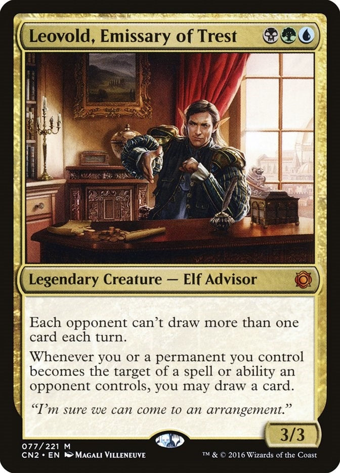 Image for Leovold, Emissary of Trest (77) (Conspiracy: Take the Crown) - Magic: The Gathering