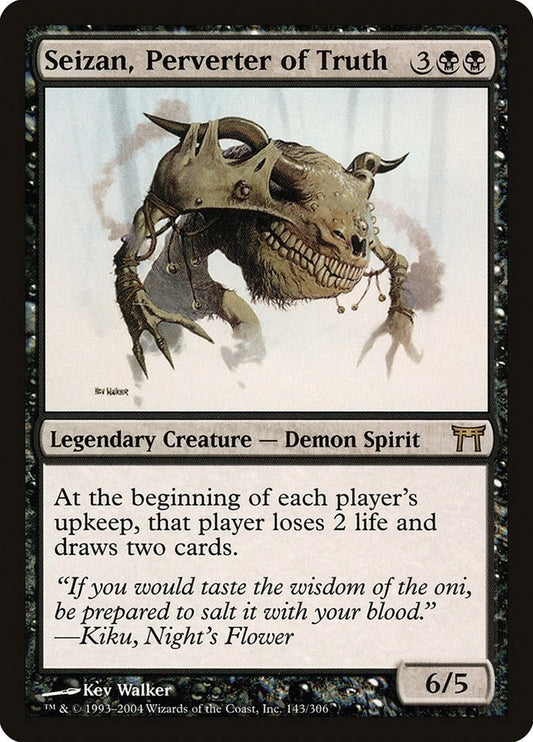 Image for Seizan, Perverter of Truth (143) (Champions of Kamigawa) - Magic: The Gathering