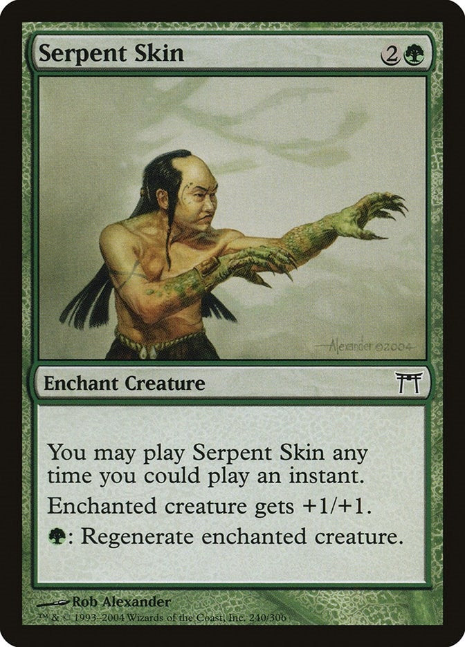 Image for Serpent Skin (240) (Champions of Kamigawa) - Magic: The Gathering