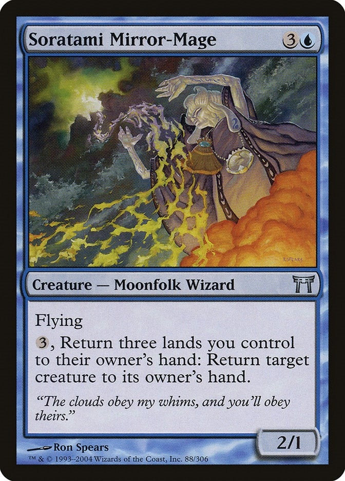 Image for Soratami Mirror-Mage (88) (Champions of Kamigawa) - Magic: The Gathering