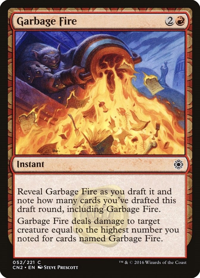 Image for Garbage Fire (52) (Conspiracy: Take the Crown) - Magic: The Gathering