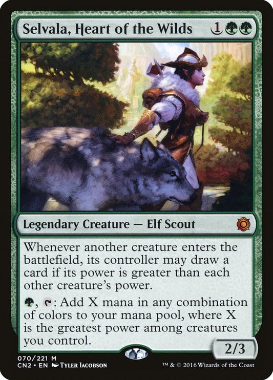 Image for Selvala, Heart of the Wilds (70) (Conspiracy: Take the Crown) - Magic: The Gathering