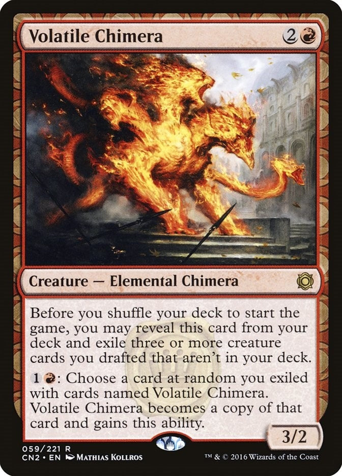 Image for Volatile Chimera (59) (Conspiracy: Take the Crown) - Magic: The Gathering