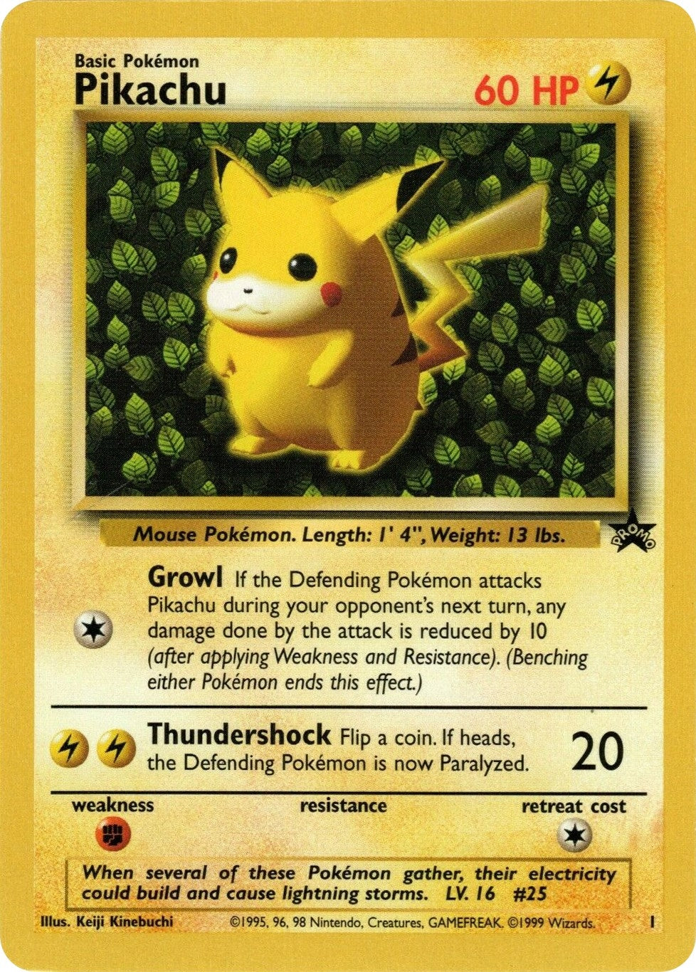 Image for Pikachu (1) (01/53) (WoTC Promo) - Pokemon