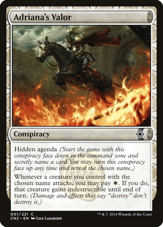 Image for Adriana's Valor (1) (Conspiracy: Take the Crown) - Magic: The Gathering