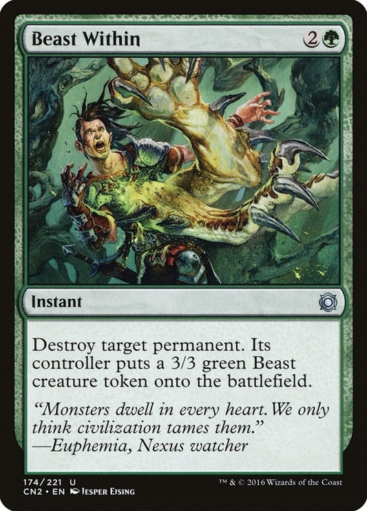 Image for Beast Within (174) (Conspiracy: Take the Crown) - Magic: The Gathering
