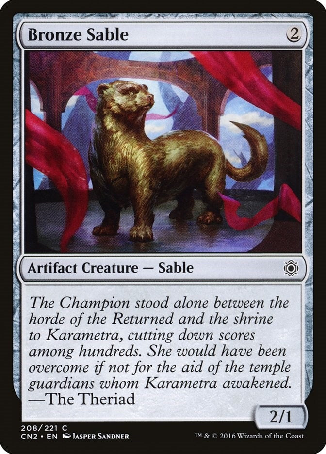 Image for Bronze Sable (208) (Conspiracy: Take the Crown) - Magic: The Gathering