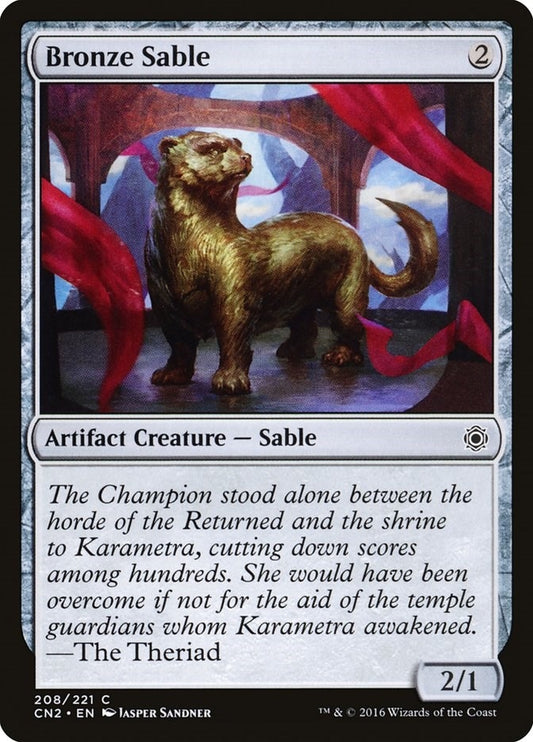 Image for Bronze Sable (208) (Conspiracy: Take the Crown) - Magic: The Gathering