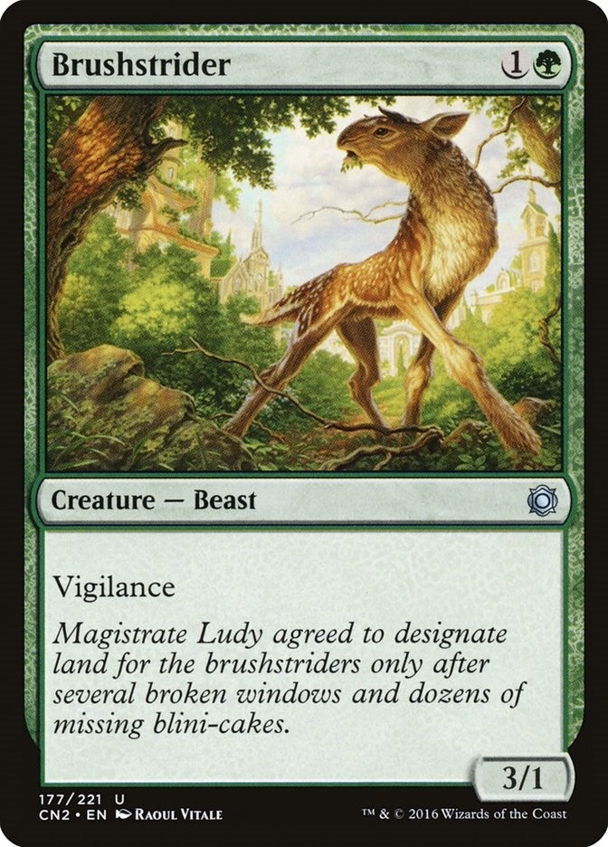 Image for Brushstrider (177) (Conspiracy: Take the Crown) - Magic: The Gathering