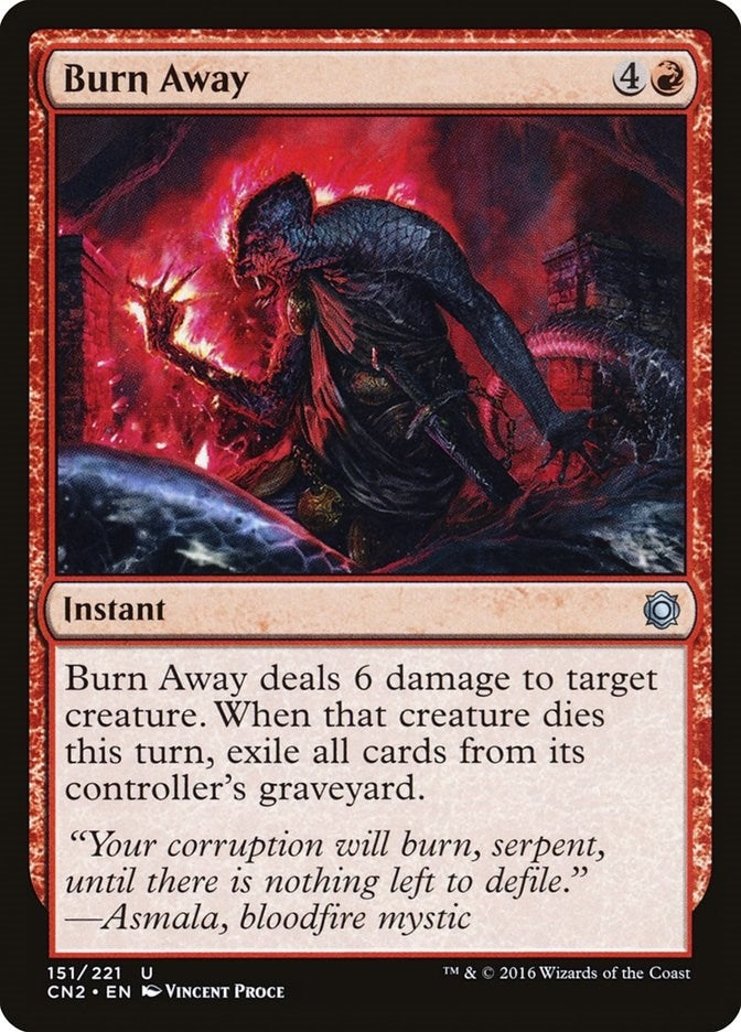 Image for Burn Away (151) (Conspiracy: Take the Crown) - Magic: The Gathering
