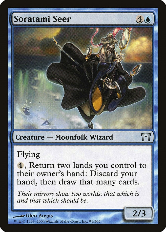 Image for Soratami Seer (91) (Champions of Kamigawa) - Magic: The Gathering