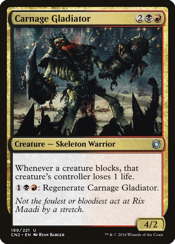 Image for Carnage Gladiator (199) (Conspiracy: Take the Crown) - Magic: The Gathering