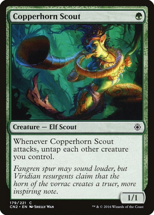 Image for Copperhorn Scout (179) (Conspiracy: Take the Crown) - Magic: The Gathering