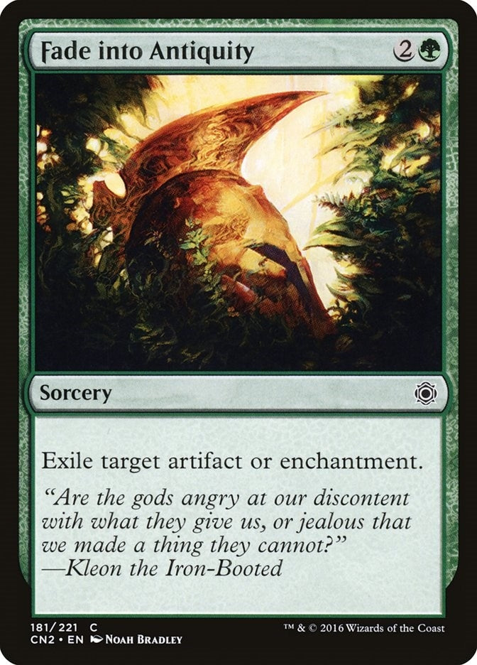 Image for Fade into Antiquity (181) (Conspiracy: Take the Crown) - Magic: The Gathering