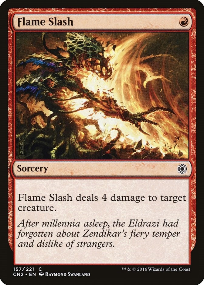 Image for Flame Slash (157) (Conspiracy: Take the Crown) - Magic: The Gathering