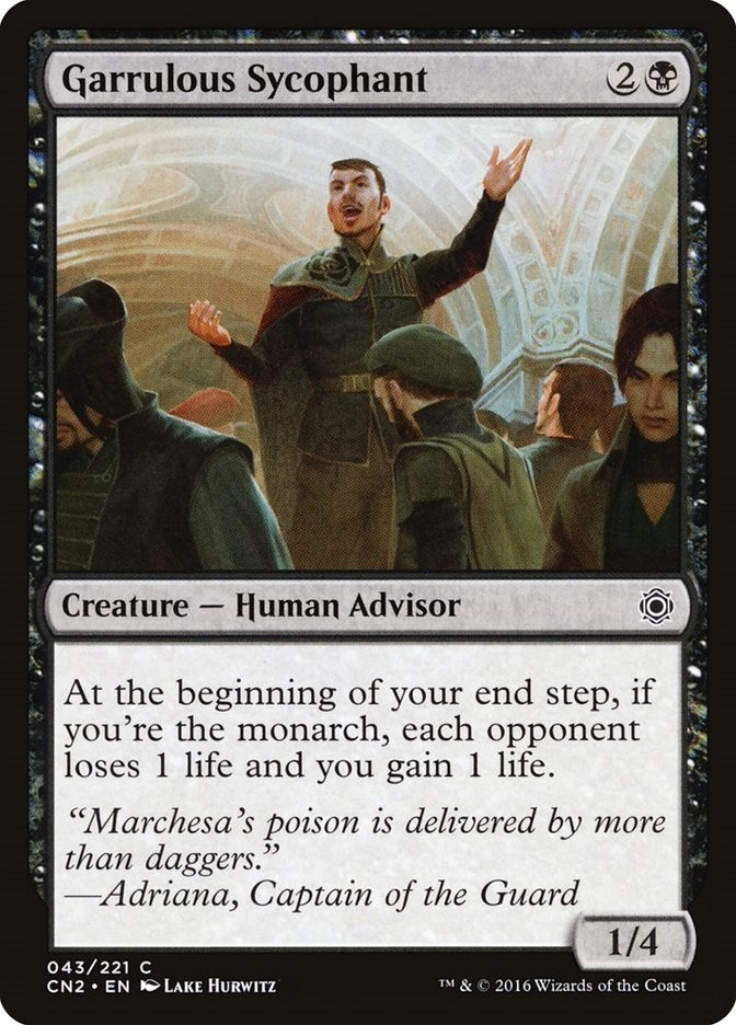 Image for Garrulous Sycophant (43) (Conspiracy: Take the Crown) - Magic: The Gathering
