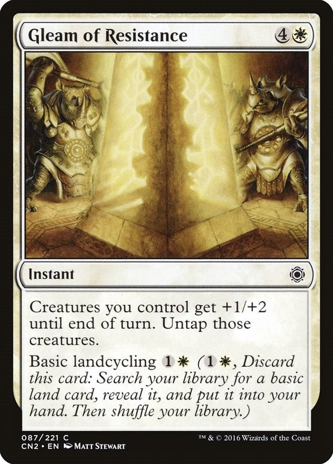 Image for Gleam of Resistance (87) (Conspiracy: Take the Crown) - Magic: The Gathering