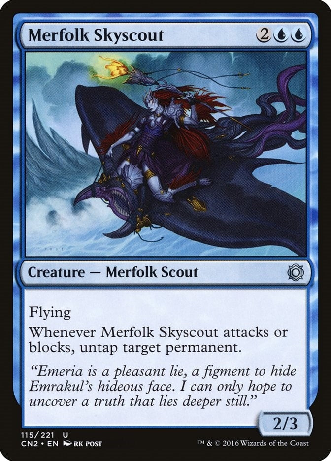 Image for Merfolk Skyscout (115) (Conspiracy: Take the Crown) - Magic: The Gathering