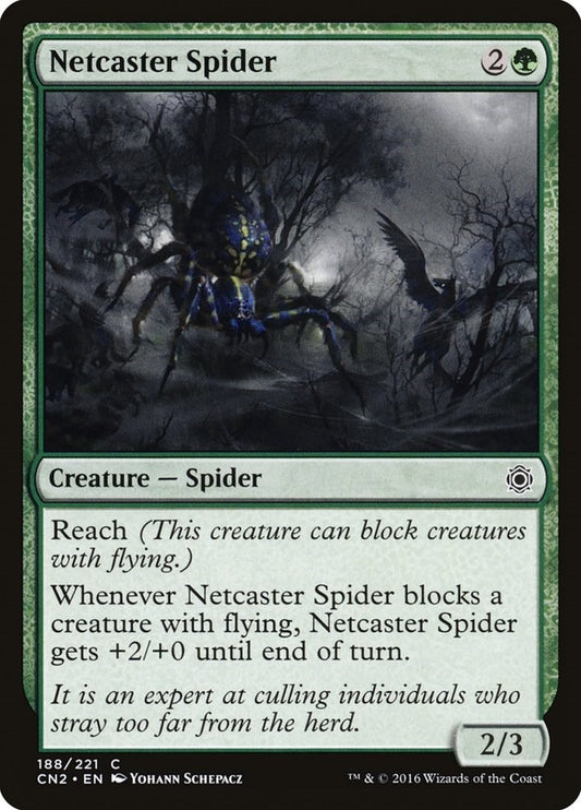Image for Netcaster Spider (188) (Conspiracy: Take the Crown) - Magic: The Gathering