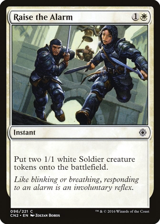 Image for Raise the Alarm (96) (Conspiracy: Take the Crown) - Magic: The Gathering