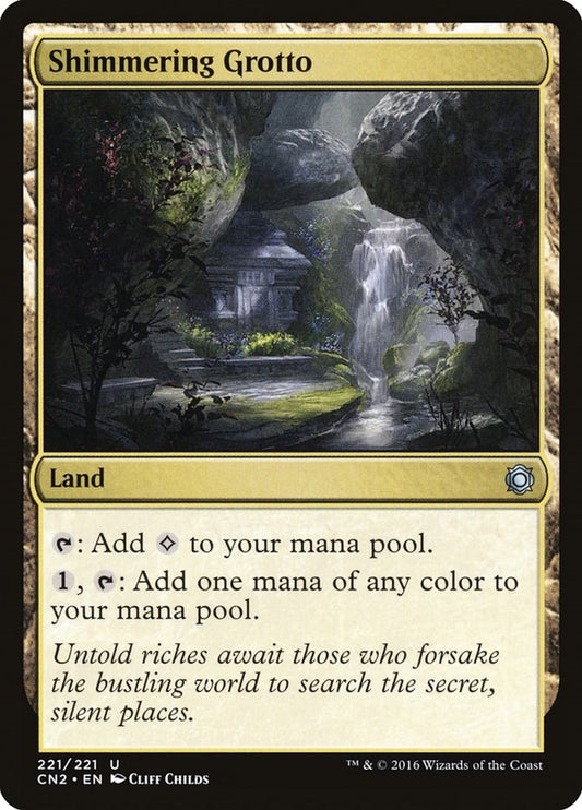 Image for Shimmering Grotto (221) (Conspiracy: Take the Crown) - Magic: The Gathering