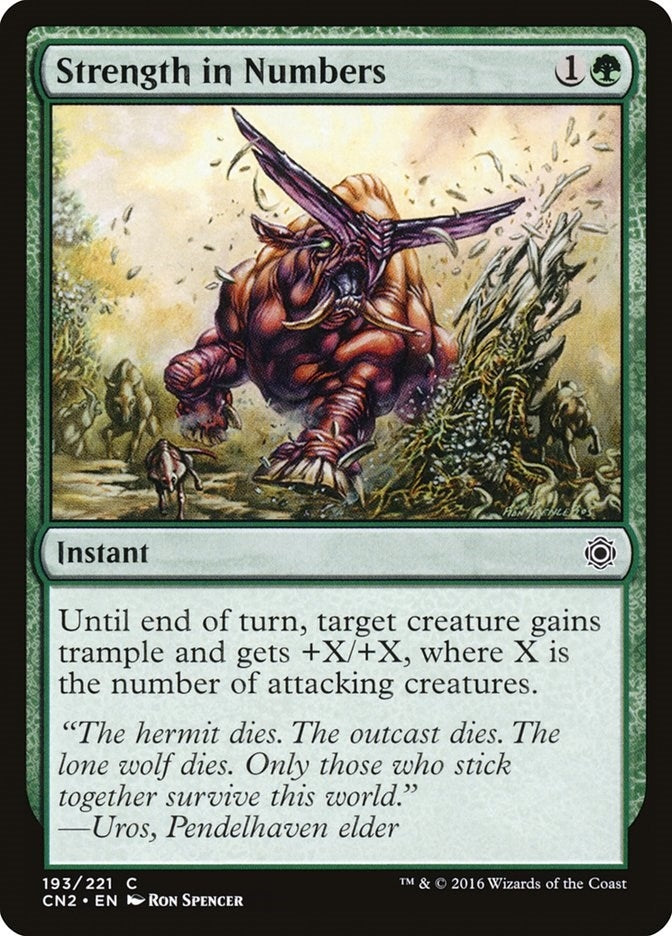 Image for Strength in Numbers (193) (Conspiracy: Take the Crown) - Magic: The Gathering