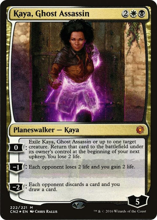 Image for Kaya, Ghost Assassin (Alternate Art Foil) (222) (Conspiracy: Take the Crown) - Magic: The Gathering